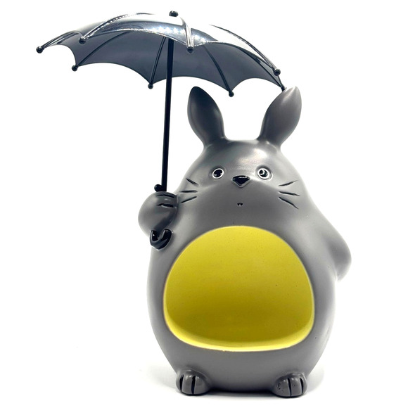 Miniso Totoro with Umbrella, Key/Jewelry Holder, Decor, Studio Ghibli - NEW - Picture 2 of 7